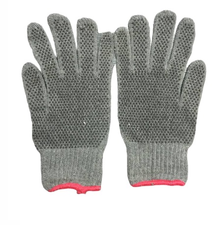 GUANTE DE PUNTO PVC GRIS MARCA GUANTCA