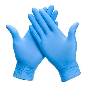 GUANTE DE NITRILO AZUL TALLA XL DISPENSADOR DE 100 UND ( 50 PARES ) REF. 015403 MARCA IPRO