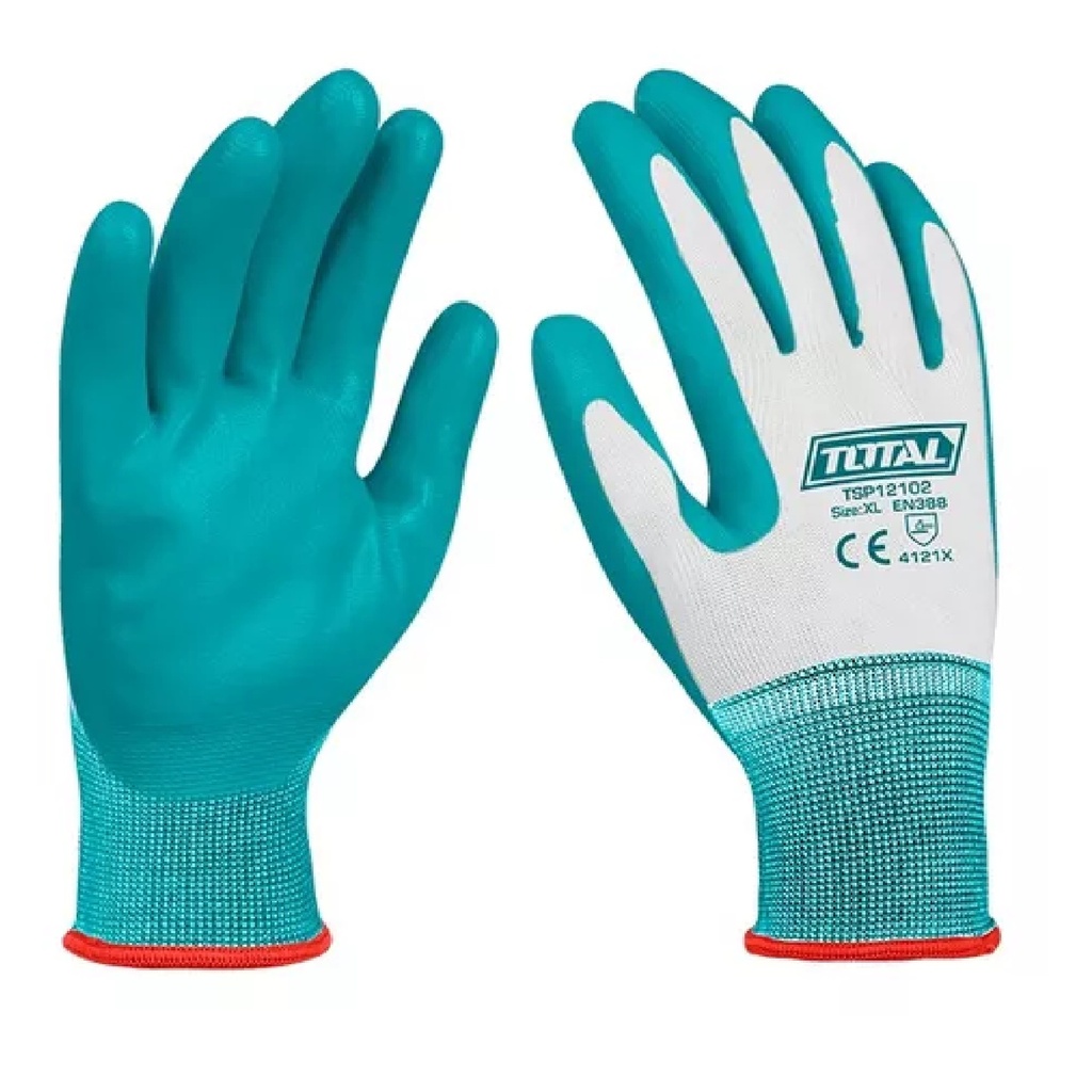 GUANTE DE NITRILO PAR TALLA ( XL ) REF. TSP12102 MARCA TOTAL TOOLS