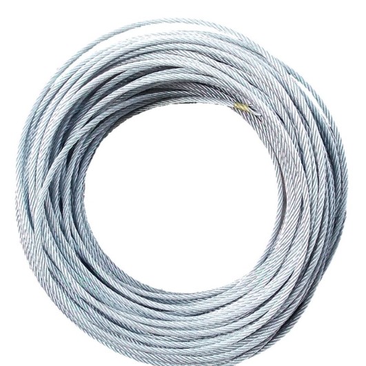 GUAYA DE ACERO GALVANIZADA 6 X19 ALMA DE ACERO 5/16 " POR METRO REF.5454E00001 MARCA TRITON ( MEJIA)