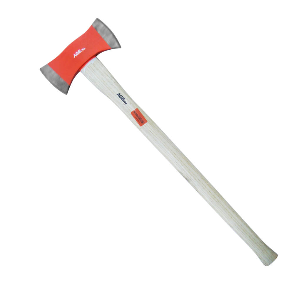 HACHA DOBLE FILO MANGO DE MADERA REF. AGNHHADO052M MARCA AGE USA