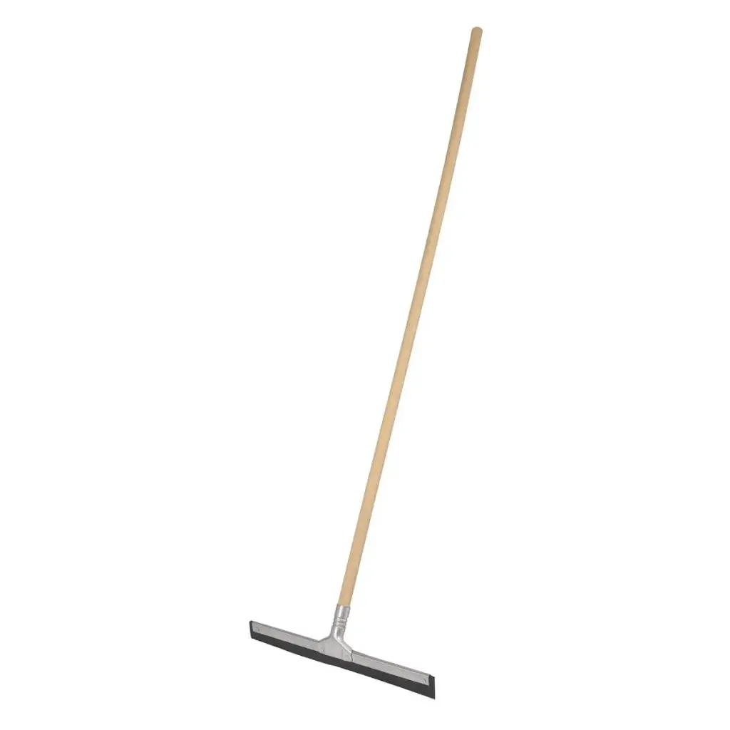 HARAGAN DE GOMA DE HULE 40CM X 4 CM X 9 MM C/ CABO MADERA (120 CM) JALI-40A REF. 57018 MARCA KLINTEK