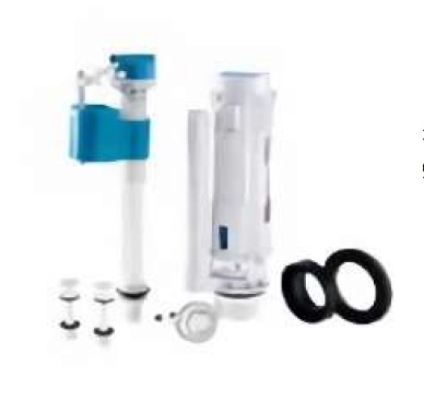 HERRAJE COMPLETO P/TANQUE ECOFLUSH 3/6LTR PARA ROCA, NOVA Y CELITE REF. RO-WC0139 MARCA ROCA