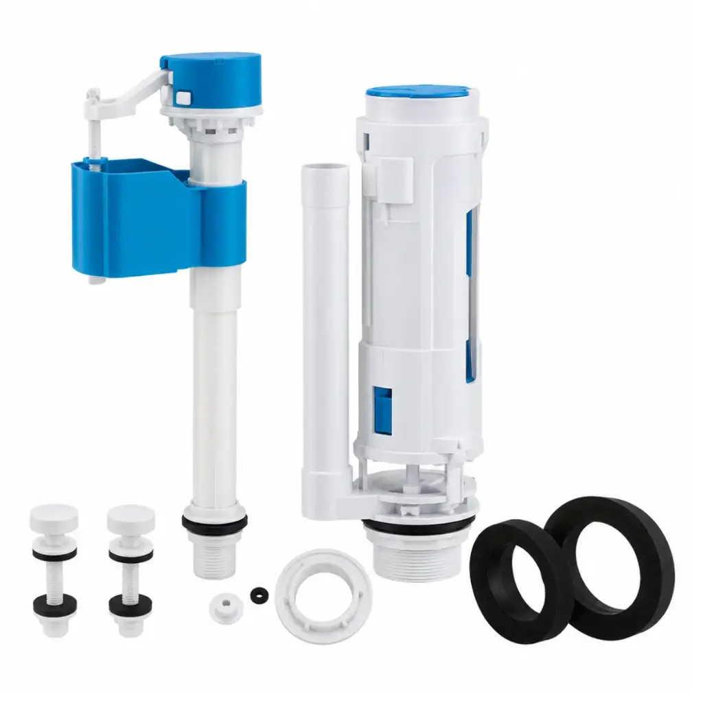 HERRAJE COMPLETO P/TANQUE ECOFLUSH 3/6LTR PARA ROCA, NOVA Y CELITE REF. RO-WC0139 MARCA ROCA
