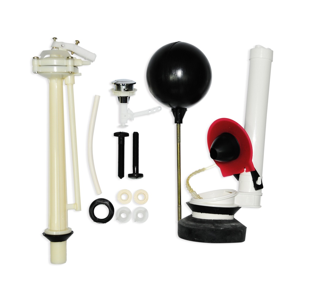 HERRAJE PARA WC DELTA ( PUSH BUTTON CENTRAL / BOTON SUPERIOR) REF. SPA013243061BO VENCERAMICA