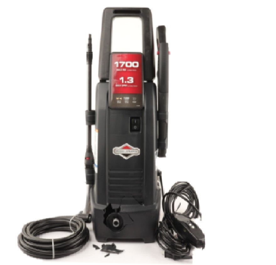 HIDROLAVADORA / HIDROJET 1700 PSI 1,3 GPM 3 PICOS MOD. S1700 MARCA BRIGGS & STRATTON