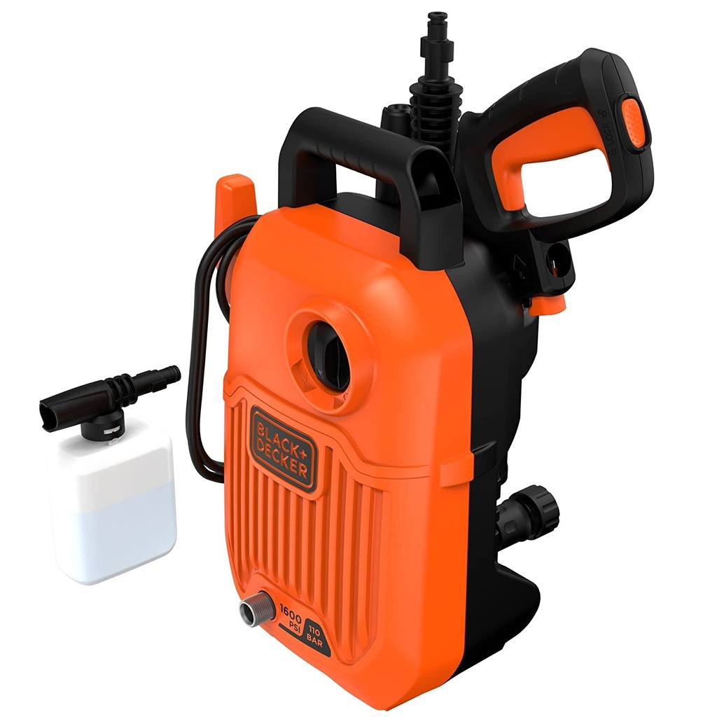 HIDROLAVADORA / HIDROJET ELECTRICA PORTATIL 1.300W 1600 PSI REF.BEPW1600-B3 /HID-707 MARCA BLACK&DECKER
