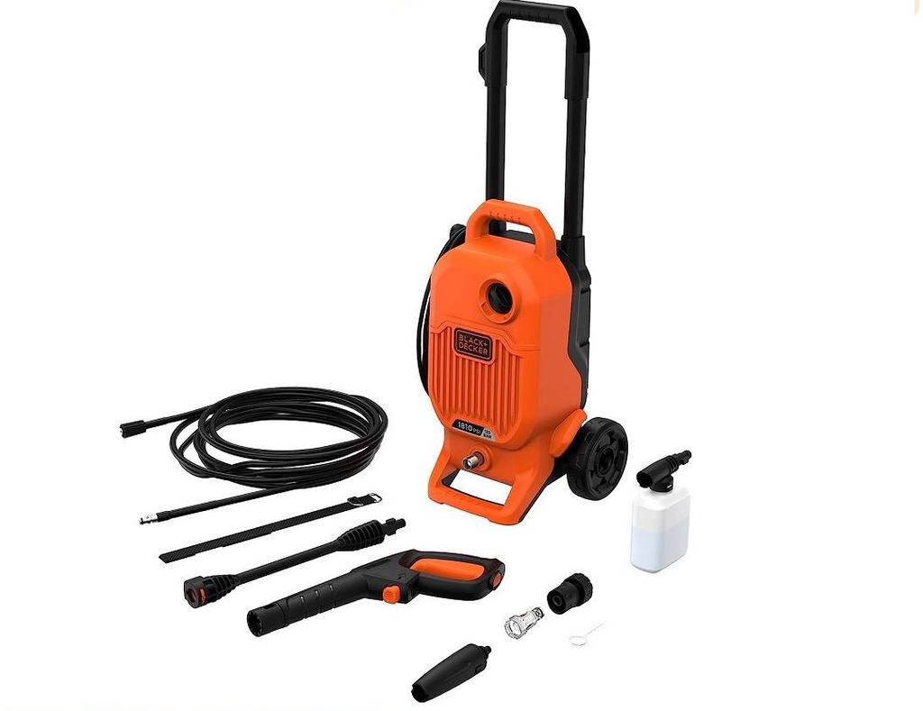 HIDROLAVADORA / HIDROJET ELECTRICA PORTATIL 1.800W 1810 PSI REF. BEPW1800T MARCA BLACK&DECKER