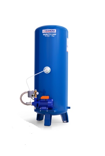 HIDRONEUMATICO DE 70 GL + BOMBA PERIFERICA DE 1 HP 110 V /220 V REF. DHN-70100P MARCA DOMOSA