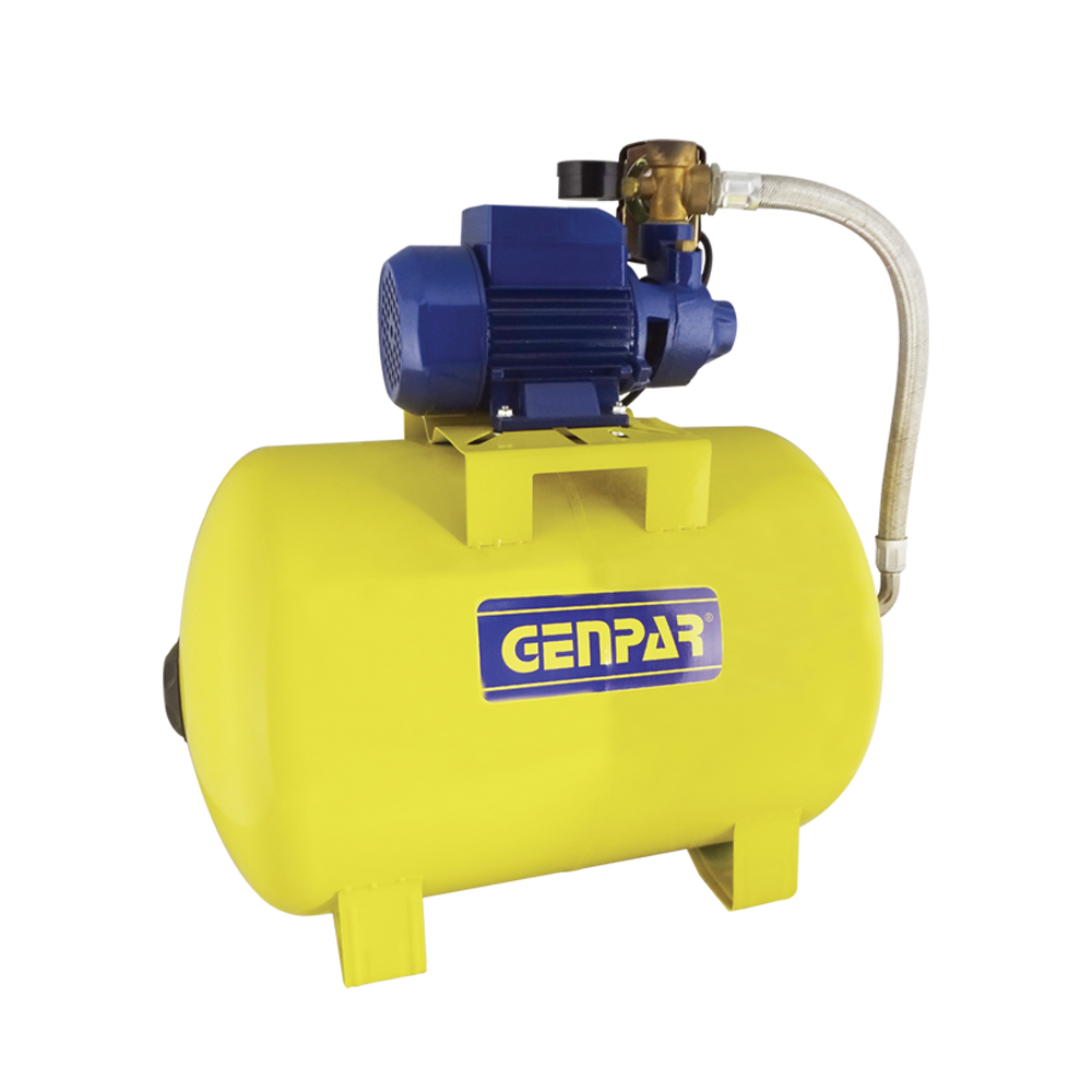HIDROCOMPACTO DE 24 LTS + BOMBA PERIFERICA DE 0.50 HP 110 V REF. GHC-050A-024 MARCA GENPAR