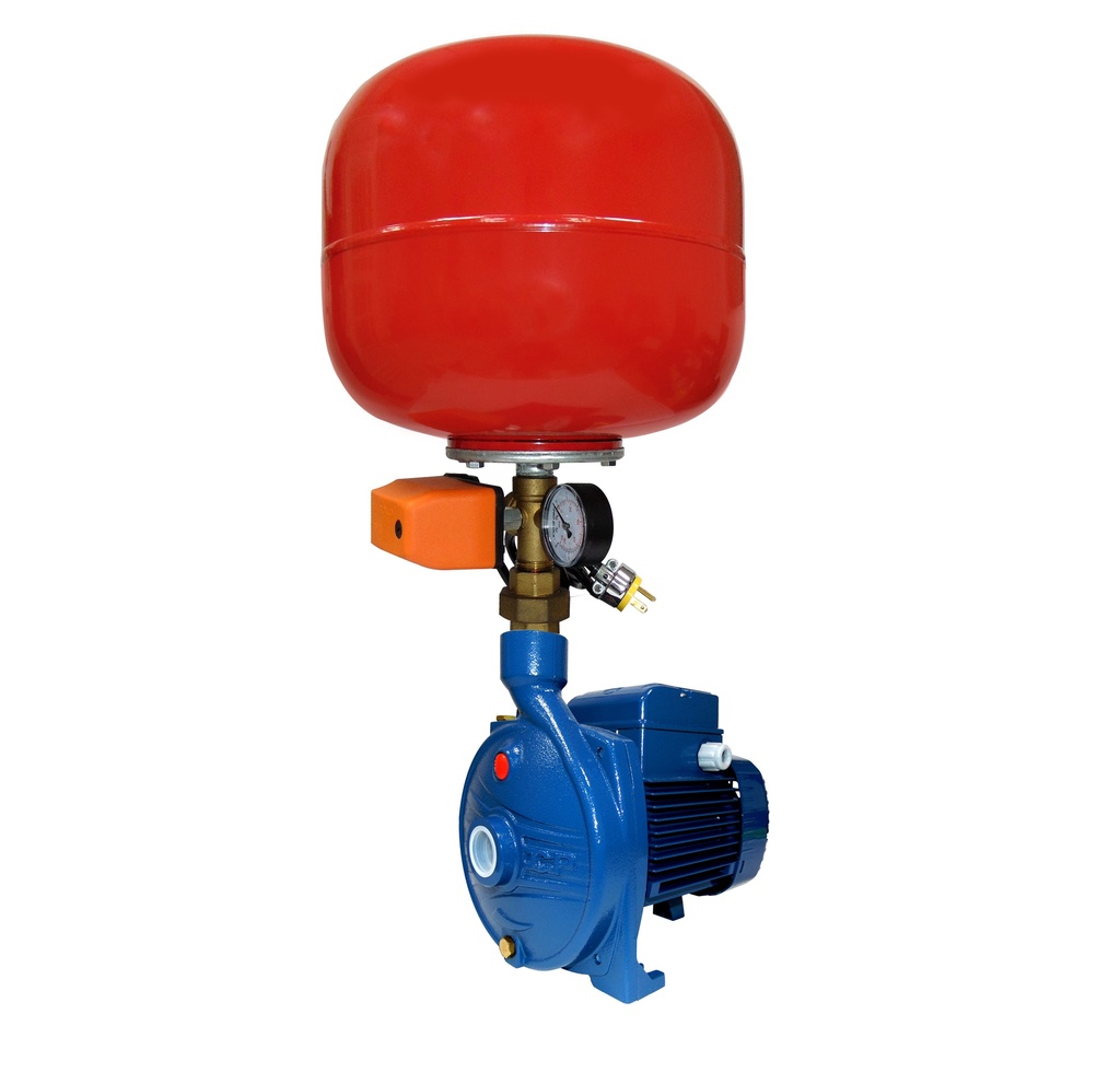 HIDRONEUMATICO (CPM DE 1HP) CAP. 24 LTS EN 110 V 220 V 60 HZ REF. 60HIDRO24L-BP210 MARCA PEDROLLO