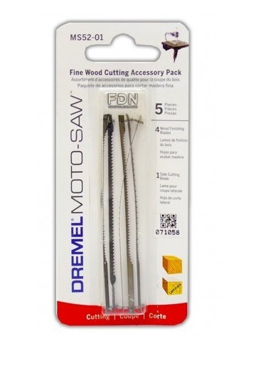 HOJA DE SIERRA P/ CORTAR MADERA FINA MOD MS52-01 MOTO-SAW / 2615MS52AA REF. 864911 MARCA DREMEL