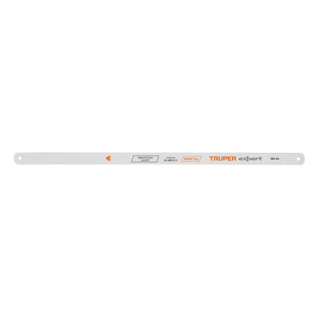 HOJA DE SEGUETA PARA ARCO 24 DIENTES FINO BIMETALICAS MOD. SBI-24 REF. 18100 MARCA TRUPER