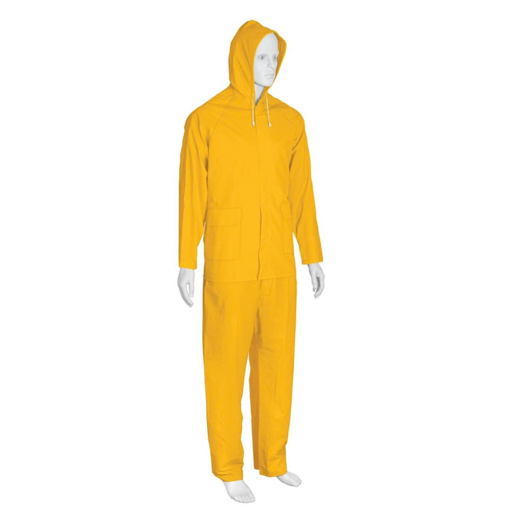 IMPERMEABLE CONJUNTO 3 PZAS TALLA "S" AMARILLO MOD. TRA-PRO-S-CH REF. 14417 MARCA TRUPER