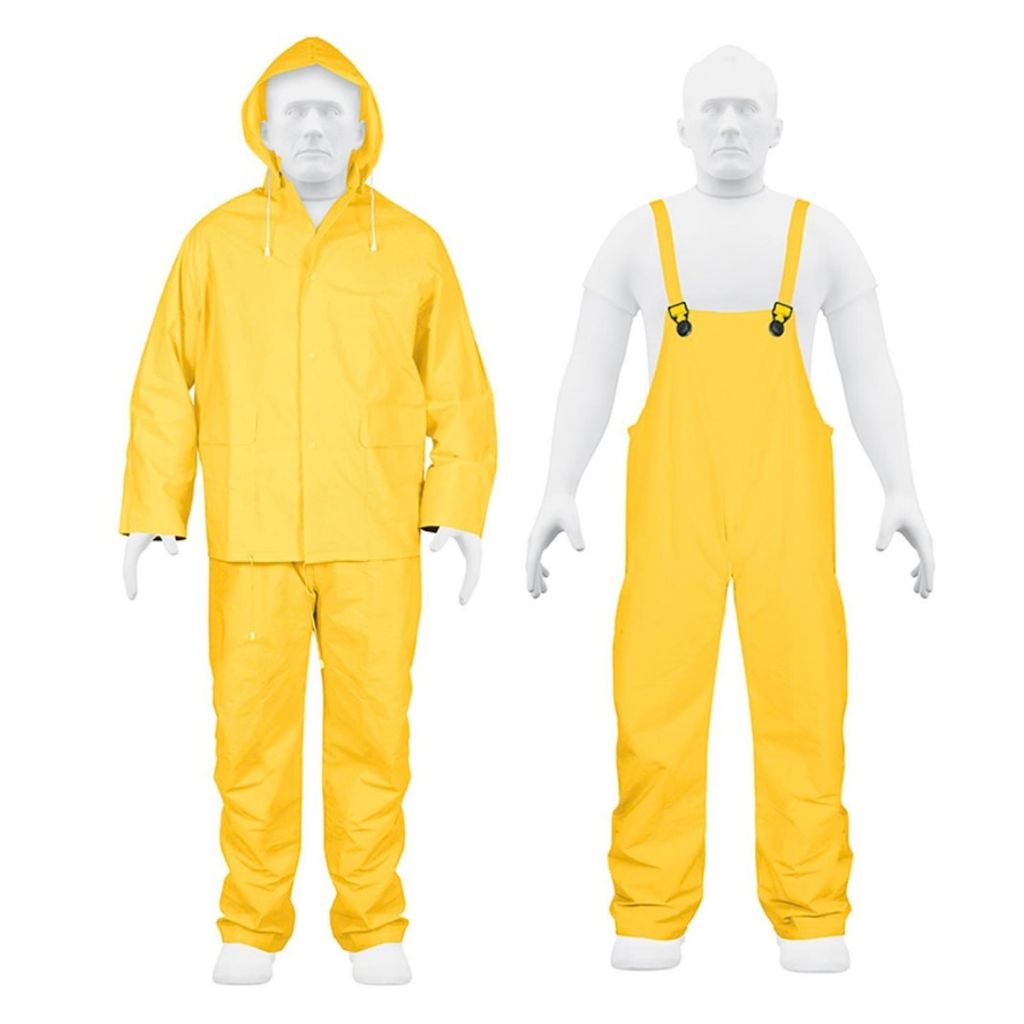 IMPERMEABLE TIPO MOTORIZADO (CHAQUETA+PANTALON ) DE PVC TALLA G MOD. TRA-PRO-L REF.14419 MARC TRUPER