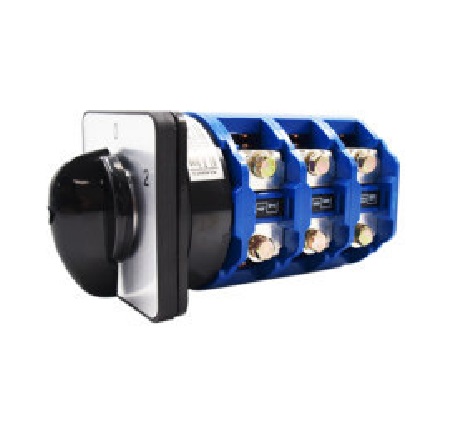 INTERRUPTOR GIRATORIO DE POTENCIA 1-0-2 63A REF. CON14181 MARCA ANDELI