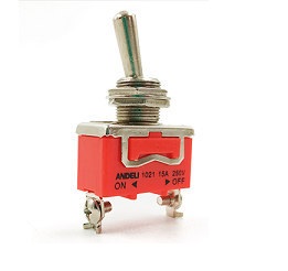 INTERRUPTOR DE PALANCA ON-OFF-0N 1122 REF. CON14298 MARCA ANDELI