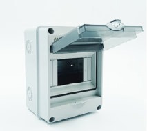 CAJA PARA BREAKER PLASTICA DE 5 POLOS IP65 / TABLERO PARA TERMOMAGNETICO REF. CON14513 MARCA ANDELI