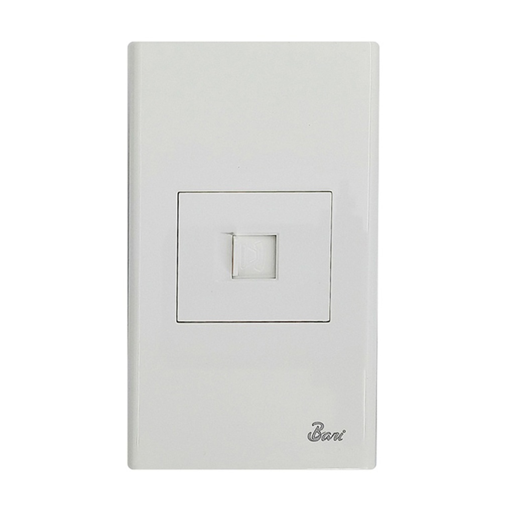 TOMA PARA TELEFONO SERIE SEMPLICE COLOR BLANCO REF. INT-01.05 MARCA BARI