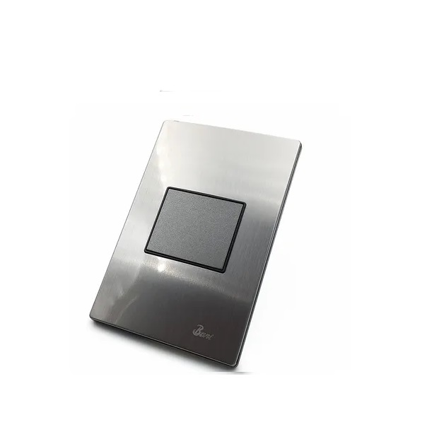 TAPA CIEGA SERIE INOX COLOR ACERO INOXIDABLE REF. INT-02.10 MARCA BARI