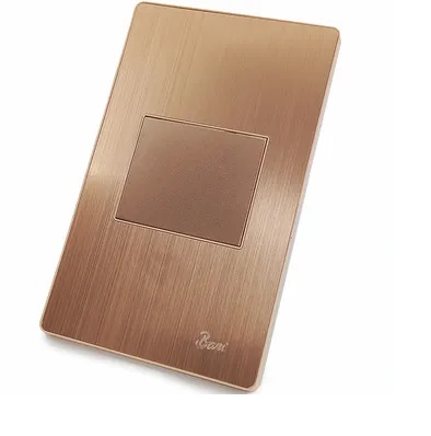 TAPA CIEGA SERIE OTTONE COLOR BRUSH GOLD REF. INT-03.10 MARCA BARI