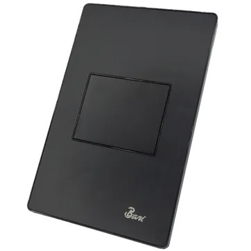 TAPA CIEGA SERIE BUIO COLOR NEGRO REF. INT-07.10 MARCA BARI