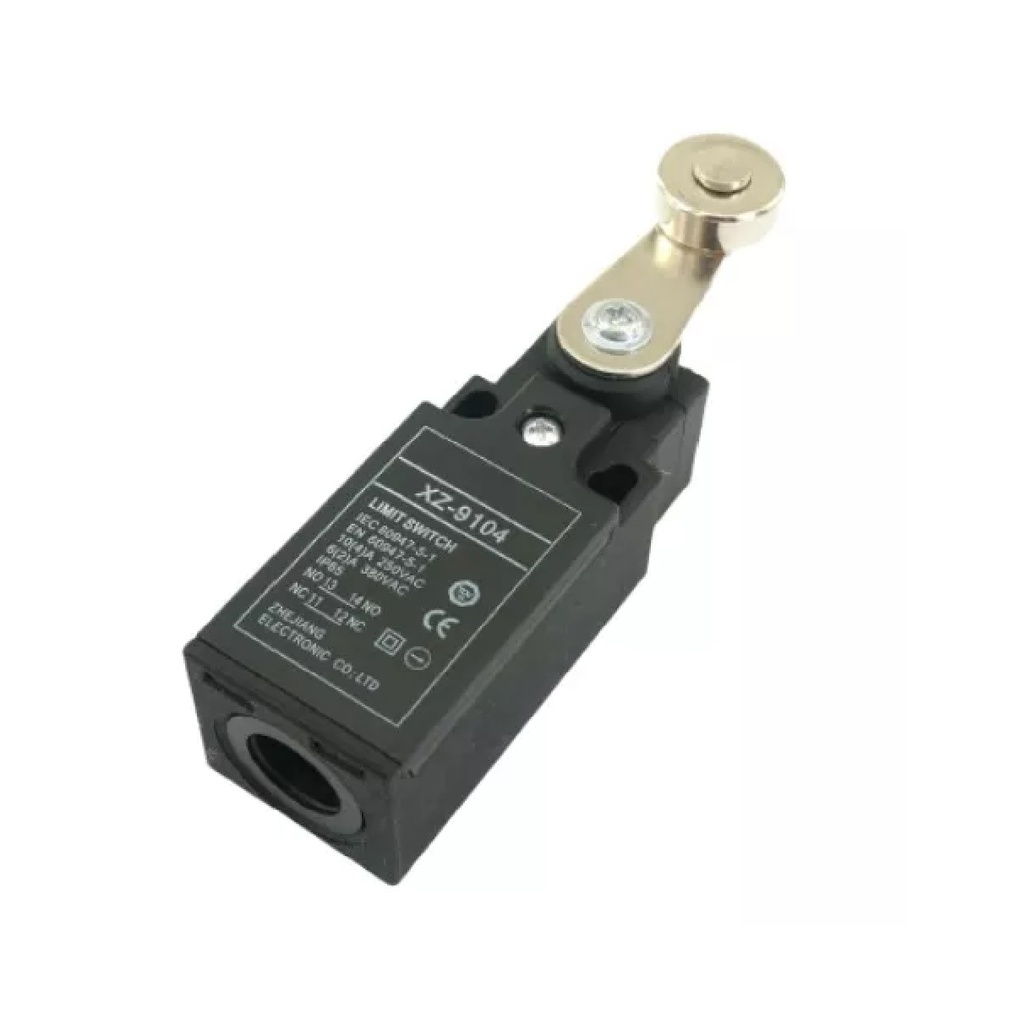 INTERRUPTOR FINAL DE CARRERA MET. PALANCA AJUSTABLE C/ROLDANA IP67 REF. 22950 MARCA GENERICO