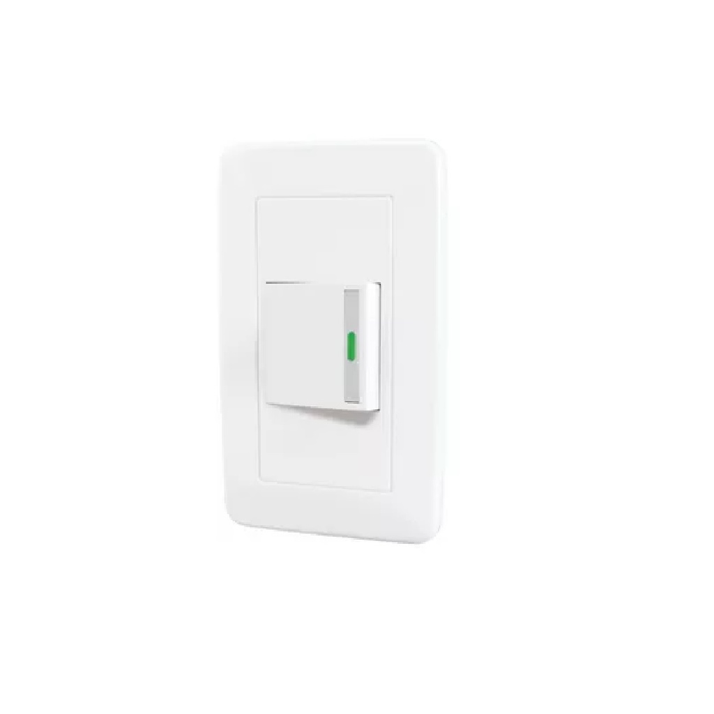 INTERRUPTOR SENCILLO BLANCO C/IND. ILUMINABLE REF. 490001 MARCA ILEC
