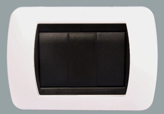 INTERRUPTOR SENCILLO 3 VIAS T/BLANCA REF. BV1101-3 MARCA SKD3