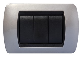 INTERRUPTOR DOBLE T/SILVER REF. BV2201 MARCA SKD3