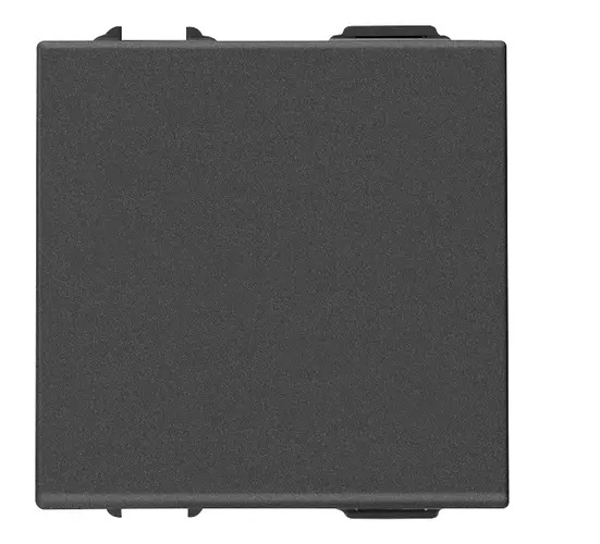INTERRUPTOR SENCILLO 2 MOD. 1P 16 AX 120-250V CARBON MATT SERIE NEVE UP REF.09001.2.CM MARCA VIMAR