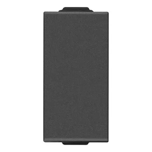 INTERRUPTOR SENCILLO 1 MOD. 1P 16 AX 120-250V CARBON MATT SERIE NEVE UP REF.09001.CM MARCA VIMAR