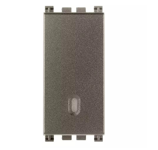 INTERRUPTOR / CONMUTADOR SENCILLO ( TACO ) "3WAY" 1P 16 AX 120-250V METAL ARKE REF. 19005.M VIMAR