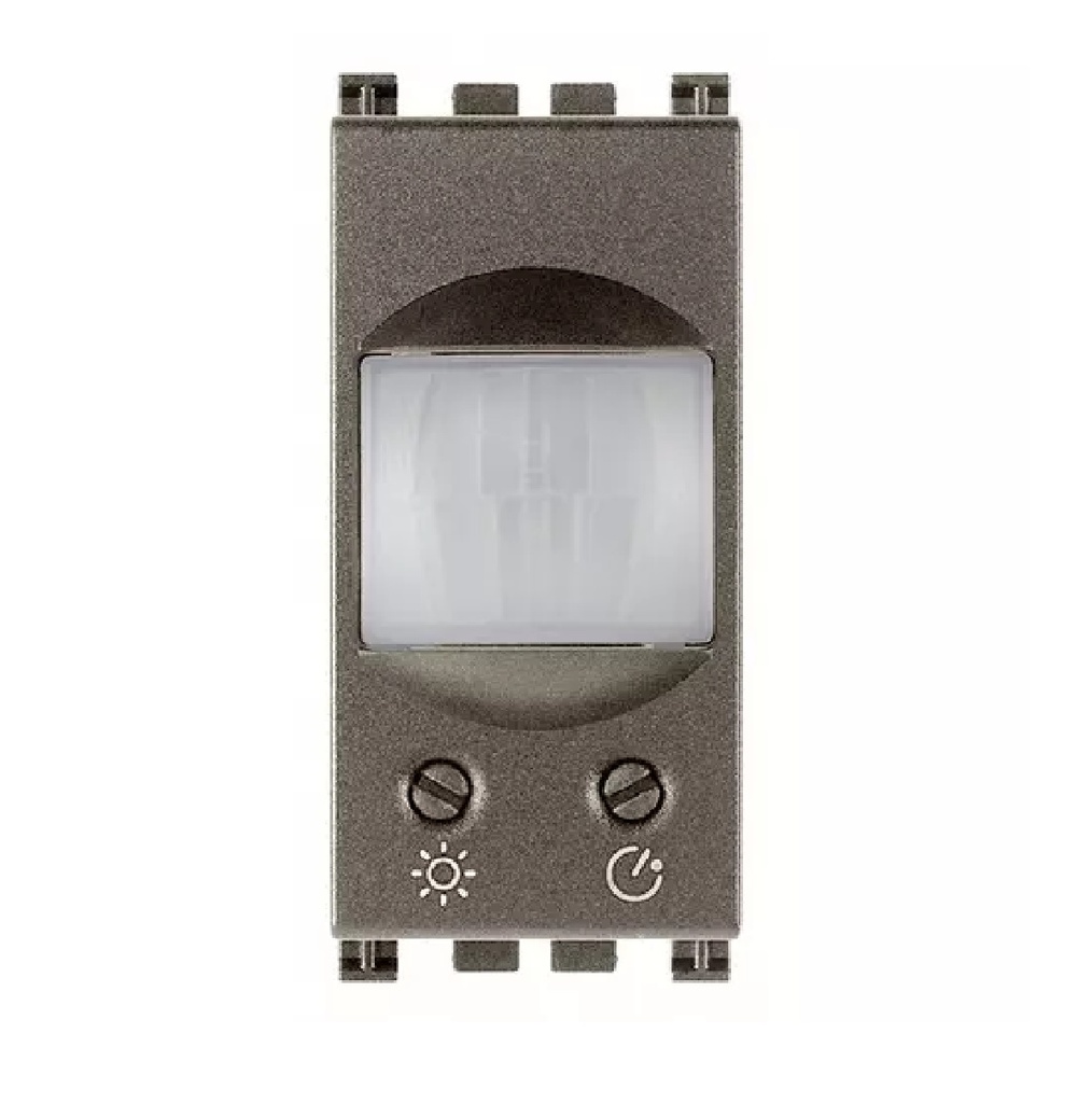 INTERRUPTOR CON SENSOR DE PRESENCIA IR RELE 120 V REF. 19181.120.M METAL SERIE ARKE MARCA VIMAR