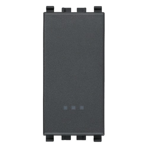 INTERRUPTOR/ CONMUTADOR SENCILLO "3WAY" 1P 16 AX 120-250V GRIS SERIE EIKON REF.20005 MARCA VIMAR