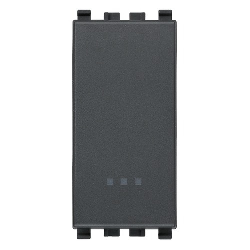 INTERRUPTOR CRUZADO (TACO) 1P 16 AX 120-250V "4WAY" COLOR GRIS SERIE EIKON REF. 20013 MARCA VIMAR