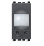 INTERRUPTOR CON SENSOR DE PRESENCIA IR RELE 120 V REF. 20181.120 GRIS SERIE EIKON MARCA VIMAR