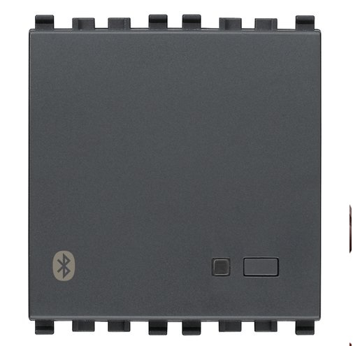 INTERFAZ BLUETOOTH BY-ME 2 MODULOS COLOR GRIS SERIE EIKON REF. 20589 MARCA VIMAR