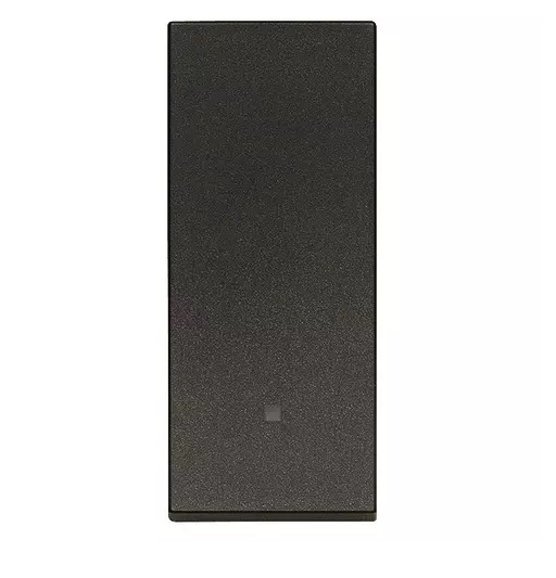 INTERRUPTOR SENCILLO ALINEADO(TACO) 1P 10 AX 110-250V MAX 100W NEGRO SERIE LINEA REF. 30000.G VIMAR