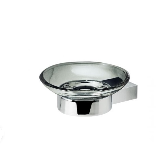 JABONERA CROMADO DECORATIVO SERIE TOKIO REF. BM-9503 MARCA BM