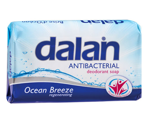 JABON TOCADOR ANTIBACTERIAL FRAGANCIA OCEAN BREEZE DE 115 GR COD. 438004 REF.505791 MARCA DALAN