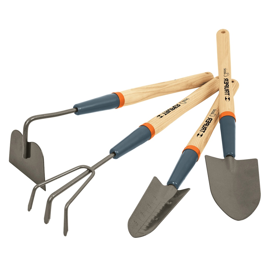 JUEGO DE HERRAMIENTAS PARA JARDIN 4 PZAS DE 15" MOD-JJ-4L REF. 15040 MARCA TRUPER