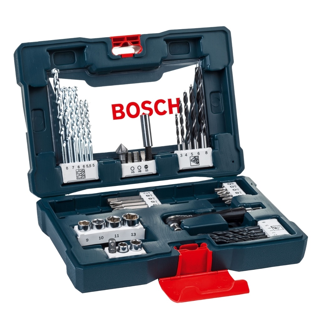JUEGO DE BROCAS / MECHAS, DADOS Y PUNTAS 41 PZAS REF. 2607017396 / 870801 MARCA BOSCH