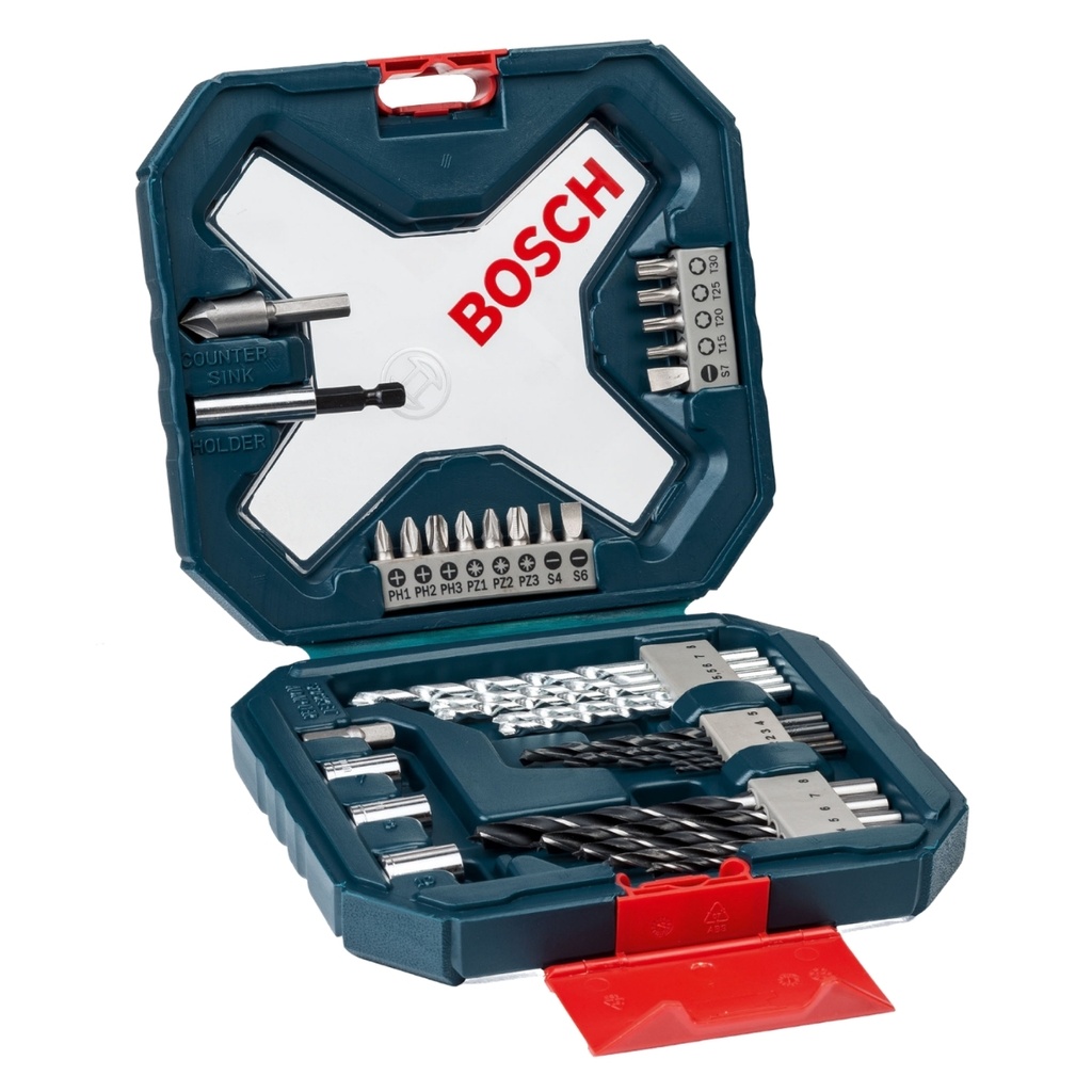 JUEGO DE BROCAS / MECHAS, DADOS Y PUNTAS 34 PZAS REF. 2607017405 / 870775 MARCA BOSCH