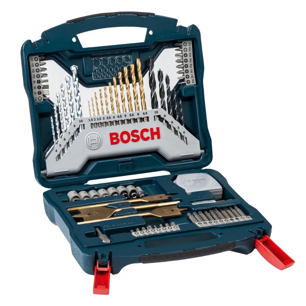 JUEGO DE BROCAS / MECHAS, DADOS Y PUNTAS 70 PZAS REF. 2607017412 / 870924 MARCA BOSCH