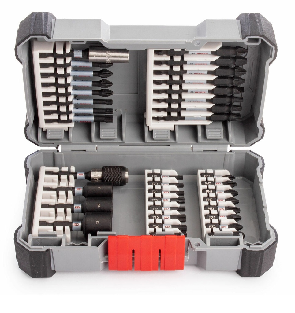 JUEGO DE PUNTAS Y DADOS 36 PZAS REF. 2608522365 / 870403 / 851558 MARCA BOSCH