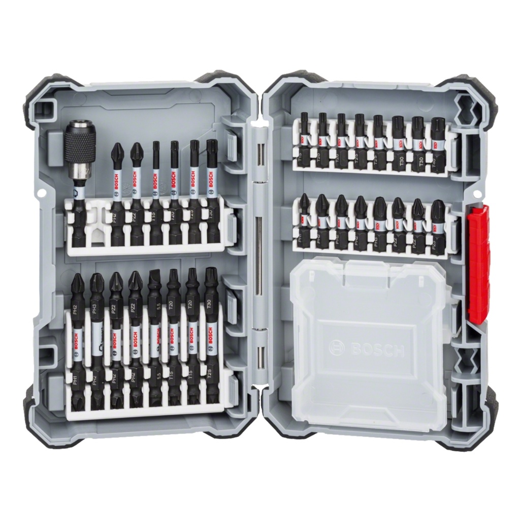 JUEGO DE PUNTAS P/DESTORNILLADOR 31 PZAS ALTO IMPACTO REF. 2608522366 / 870165 / 851565 MARCA BOSCH