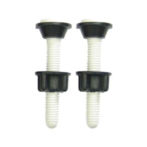 JUEGO DE TORNILLOS PLASTICO P/TANQUE WC REF.P-B2040 MARCA COFLEX