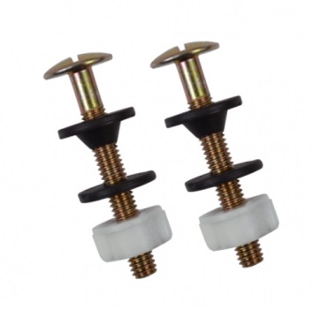 JUEGO DE TORNILLOS METALICOS P/TANQUE WC REF. P-B2045 MARCA COFLEX