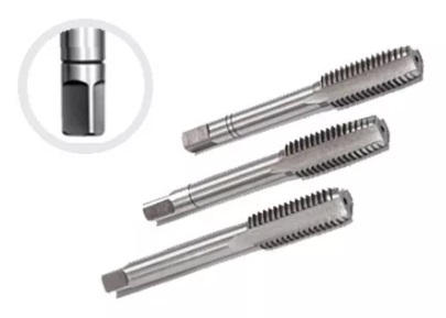 JUEGO DE MACHOS PARA ROSCAR UNC 3 PZAS 10 - 24 ROSCA GRUESA REF. N° 10-24 MARCA KRAFT BOHRER